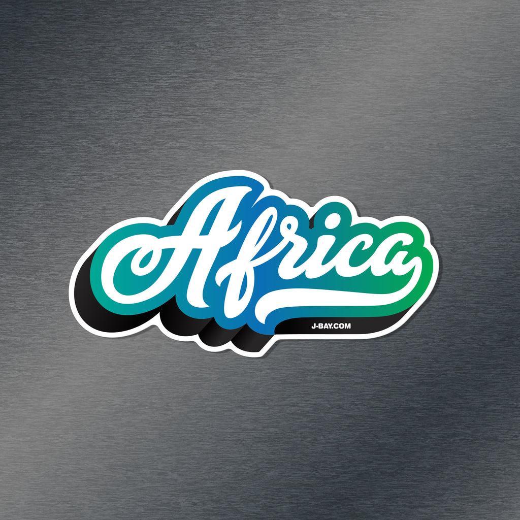 Africa Fade Sticker